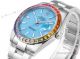 JVS Swiss 3235 Rolex Datejust II Rainbow Watch 904l Stainless Steel Turquoise Dial (3)_th.jpg